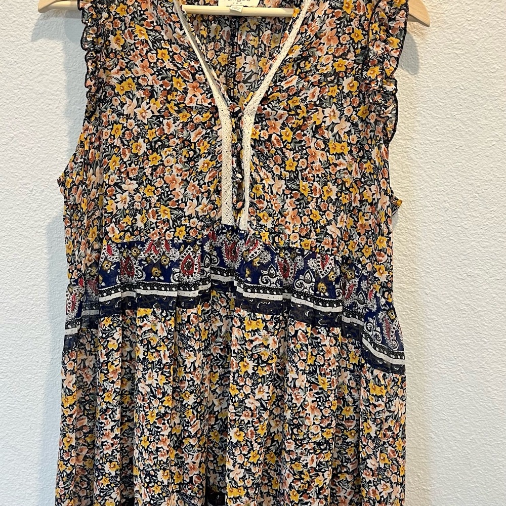 Umgee‎ Multicolor Floral Dress - Picture 3 of 9